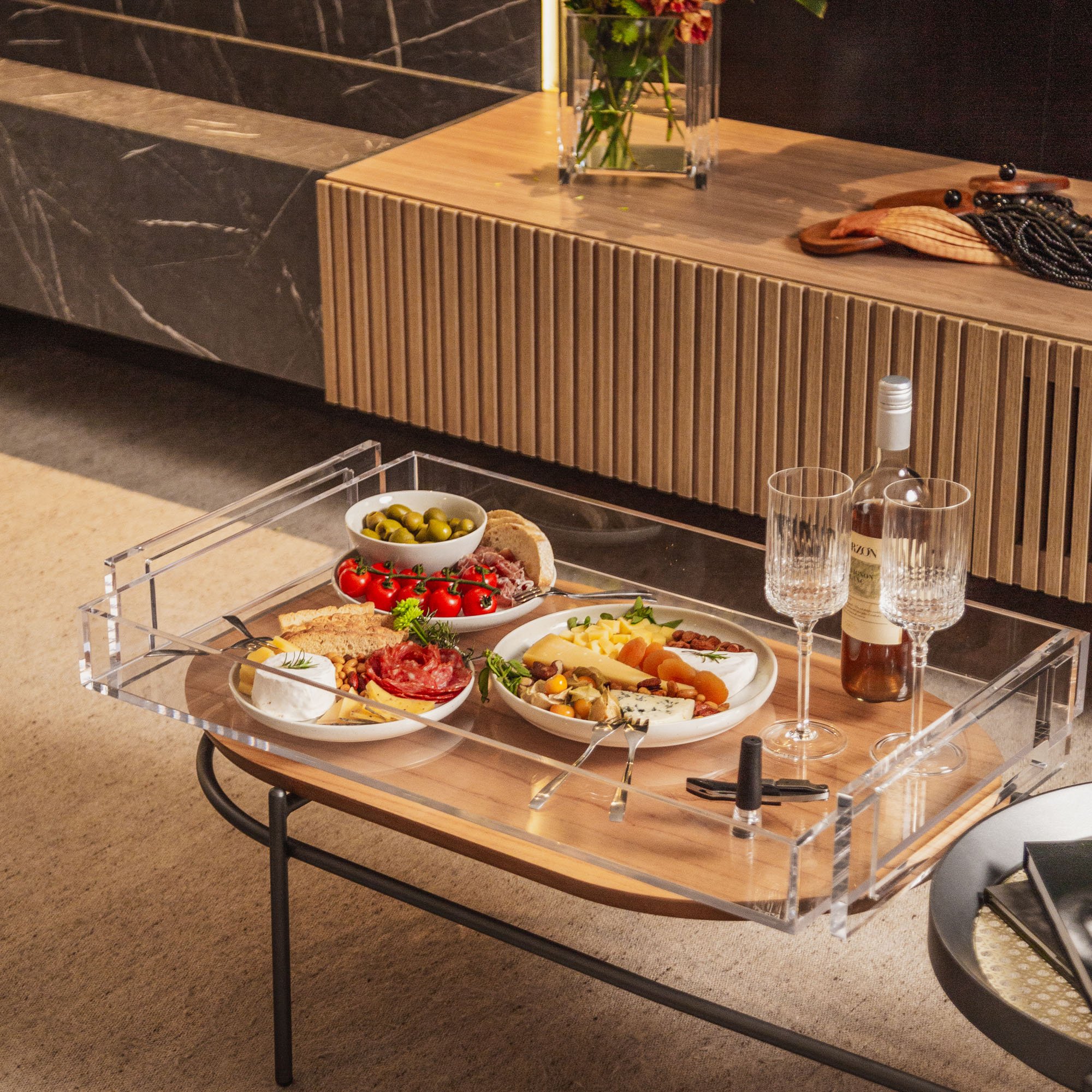 bandeja retangular claire ambientada1 sottile casa