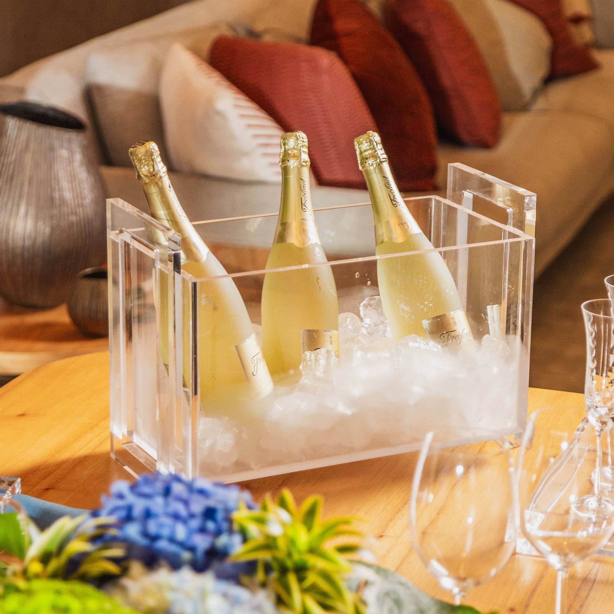 champanheira claire ambientada sottile casa