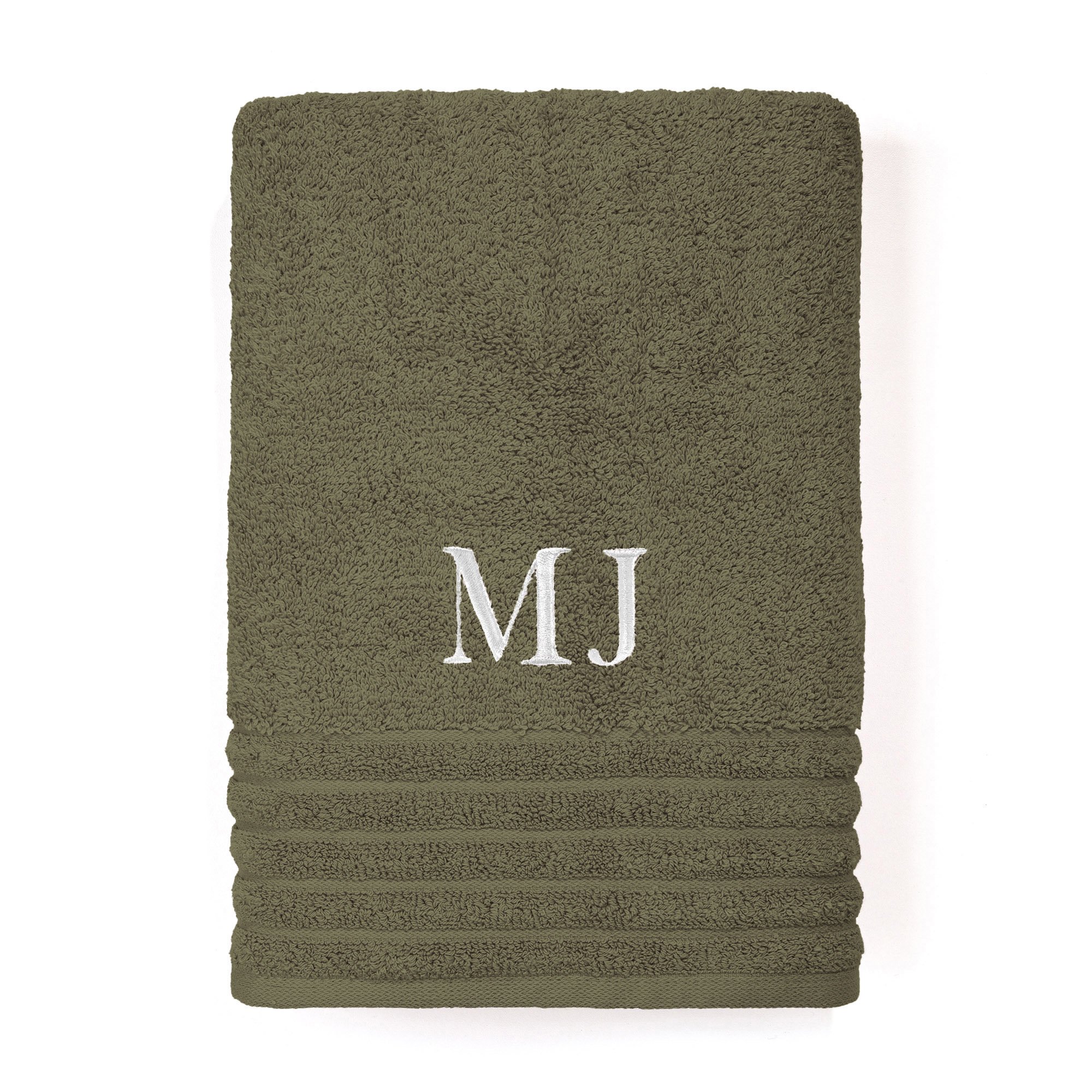 toalha banhao trussardi imperiale oliva still sottile casa