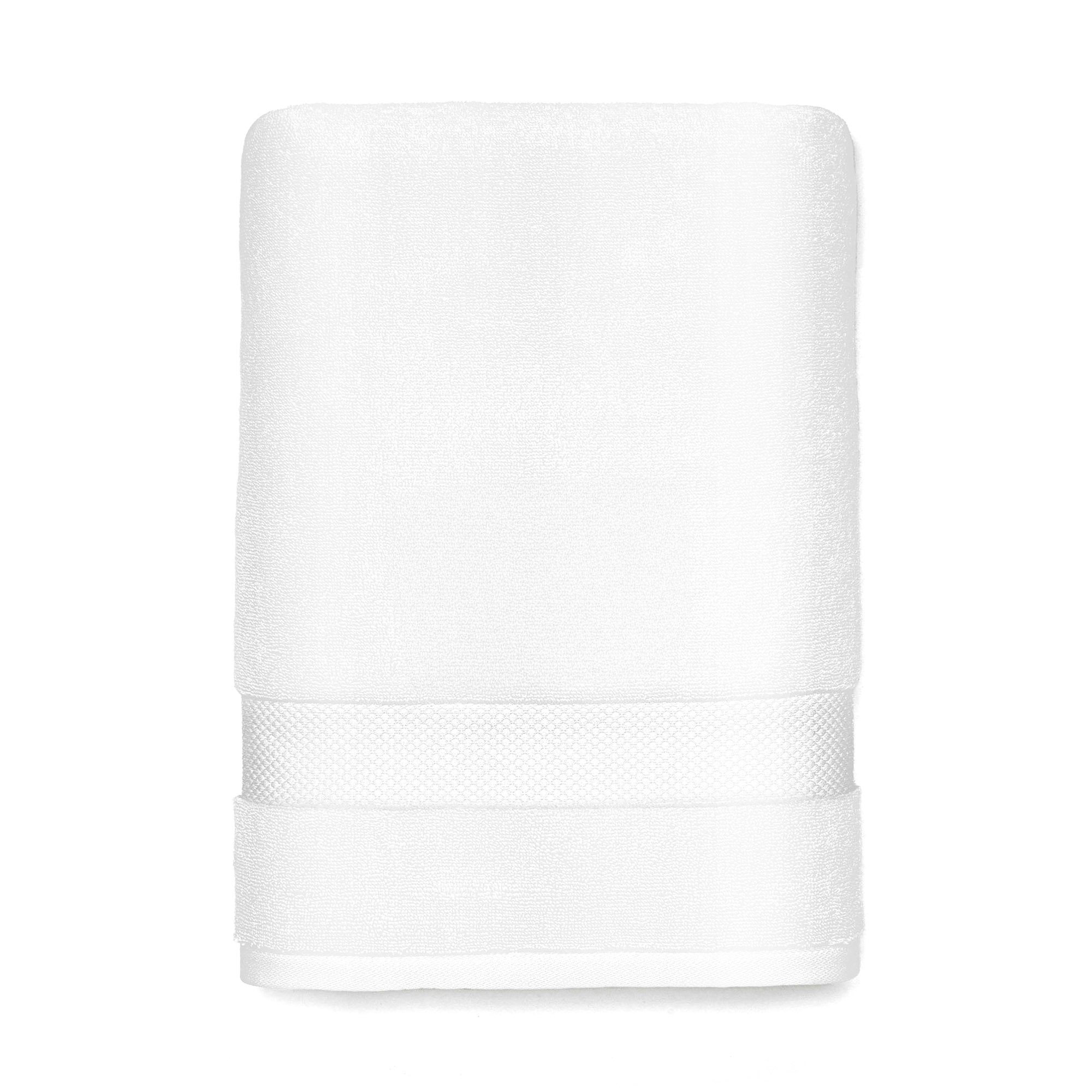 toalha banho literie allure branco sottile casa personalizado