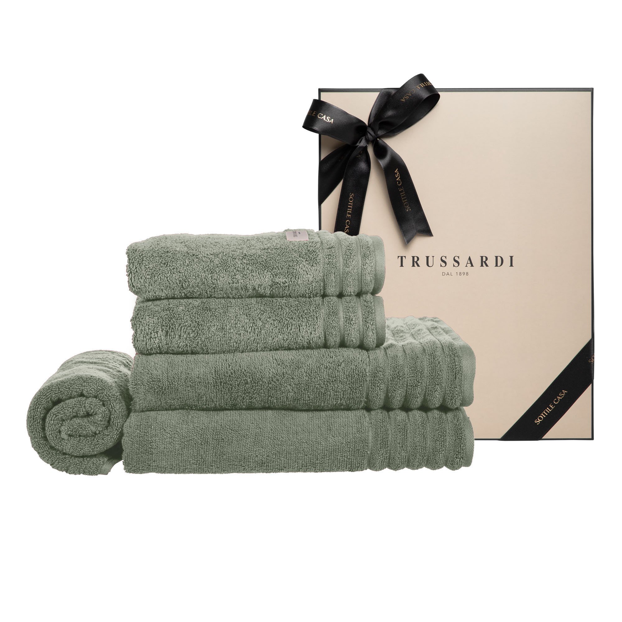 jogo banho 5 pecas trussardi imperiale com caixa presente m vino cximp5 vn