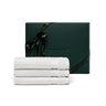 Jogo 3 Toalhas Lavabo Literie Allure branco com caixa presente Sottile Casa Natal1
