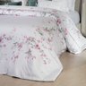 01 colcha c porta travesseiros trussardi cetim 300 fios petunia