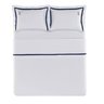 trussardi cama vercelli azul siciliano casal jogo de cama superior personalizado sottile casa