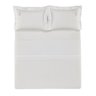 jogo de cama trussardi cetim 300 fios vercelli branco casal merida