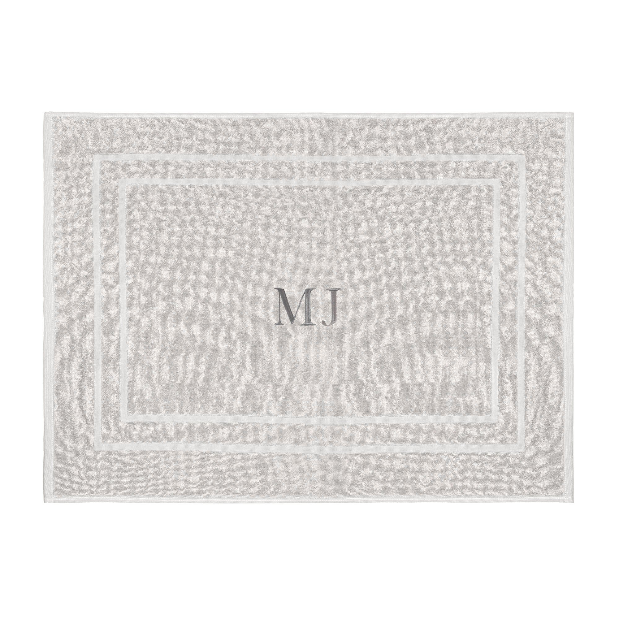 toalha piso literie allure gris sottile casa personalizado