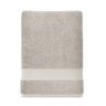 toalha banhao literie algodao bruma cinza