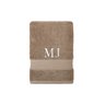 toalha rosto literie algodao bruma bege personalizado
