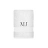toalha rosto literie algodao bruma branco personalizado