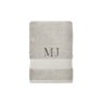 toalha rosto literie algodao bruma cinza personalizado