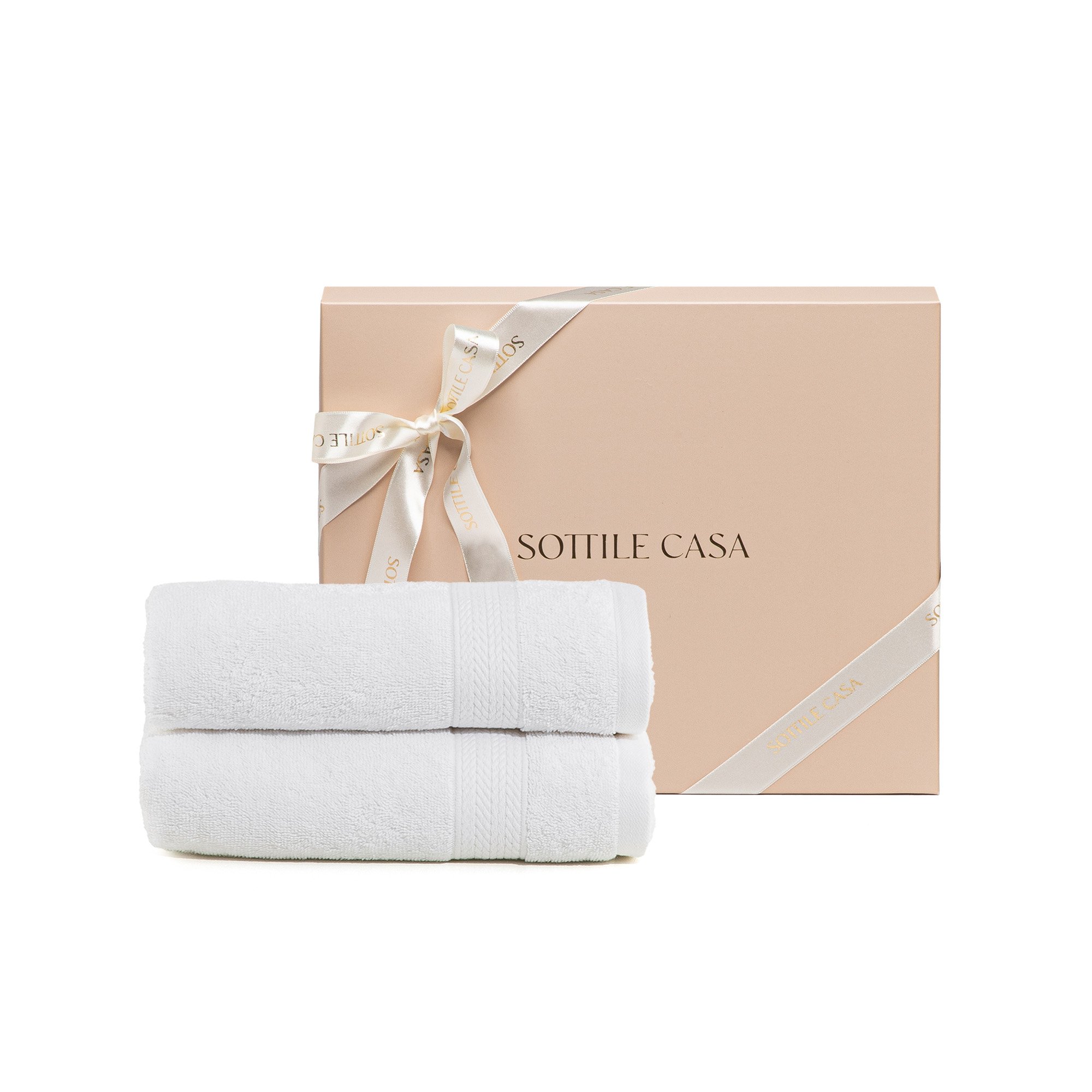 kit2pecas toalha rosto literie algodao bruma branca caixapresente