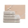 kit4pecas toalha banhao literie algodao bruma cinza caixapresente copia