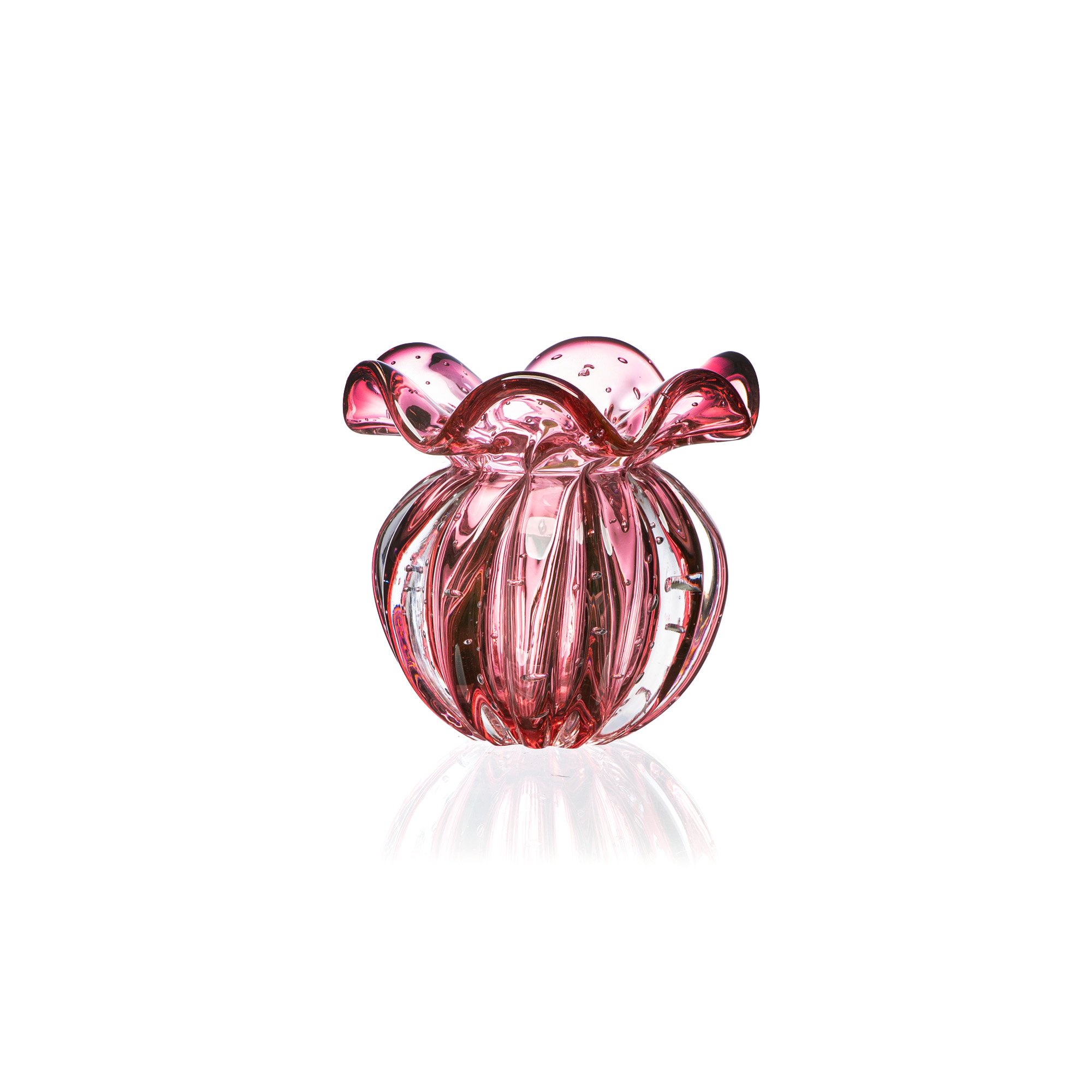 Vaso Murano Trouxinha Torcello PP - Jade Rosa